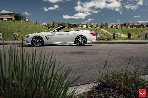 Фото дисков Vossen CV5 Алмазная проточка на Mercedes-Benz SL (R231)