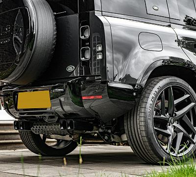 Фото дисков Kahn Type 52 RS на Land Rover Defender II