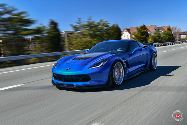 Фото дисков Vossen M-X1 (3-Piece) Глянцевый лак на Chevrolet Corvette C7