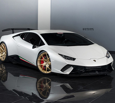 Фото дисков Strasse Wheels SM5RT Deep Concave Monoblock на Lamborghini Huracan