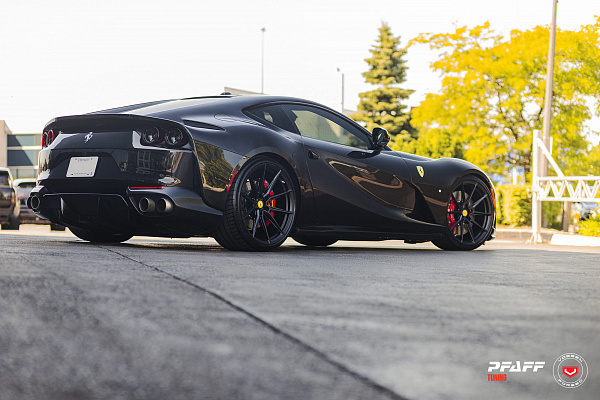 Фото дисков Vossen EVO-2R Черный сатин на Ferrari F12