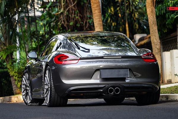 Фото дисков Anrky AN20 Глянцевый тонированный лак на Porsche Cayman II