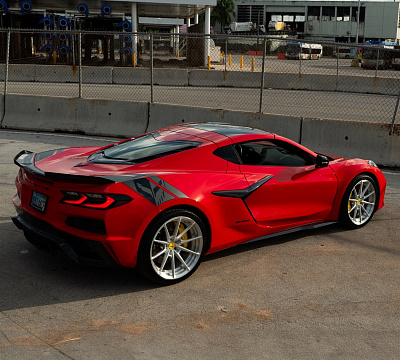 Фото дисков Anrky AN28 на Chevrolet Corvette C8