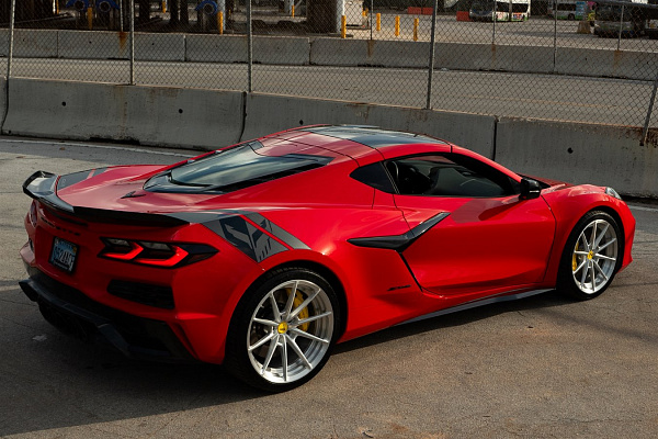 Фото дисков Anrky AN28 Глянцевый лак на Chevrolet Corvette C8