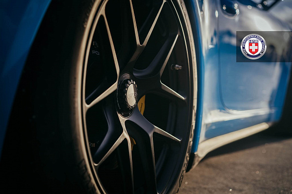 Фото дисков HRE R101 Черный сатин на Porsche 911 VII