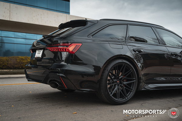Фото дисков Vossen EVO-5 Черный сатин на Audi A/RS 6 (C8)