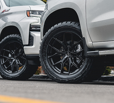 Фото дисков Vossen HF6-4 на Chevrolet Silverado IV