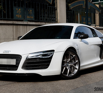 Фото дисков HRE P101 на Audi R8 (Typ 42)