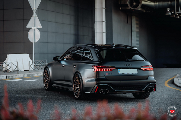 Фото дисков Vossen EVO-6T Сатиновая бронза на Audi A/RS 6 (C8)