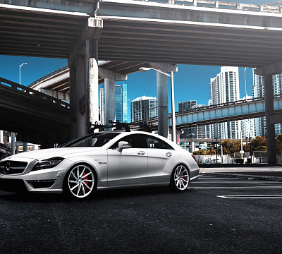 Фото дисков Vossen CVT на Mercedes-Benz CLS (C218)