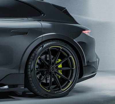 Фото дисков Brixton Forged R11-RS на Porsche Taycan I