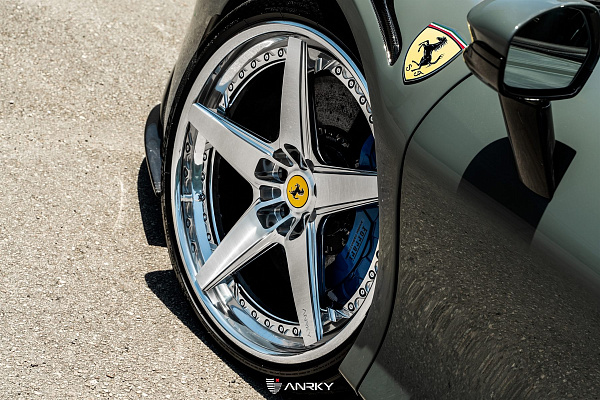 Фото дисков Anrky RS5.3 Полированный лак на Ferrari SF90