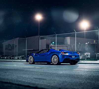 Фото дисков HRE S200 на Ferrari 488