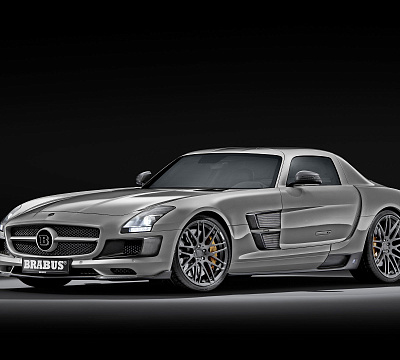 Фото дисков BRABUS Monoblock F (Platinum Edition) на Mercedes-Benz SLS AMG