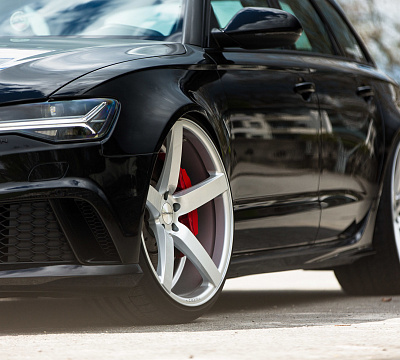 Фото дисков Vossen CV3 на Audi A/RS 6 (C7)