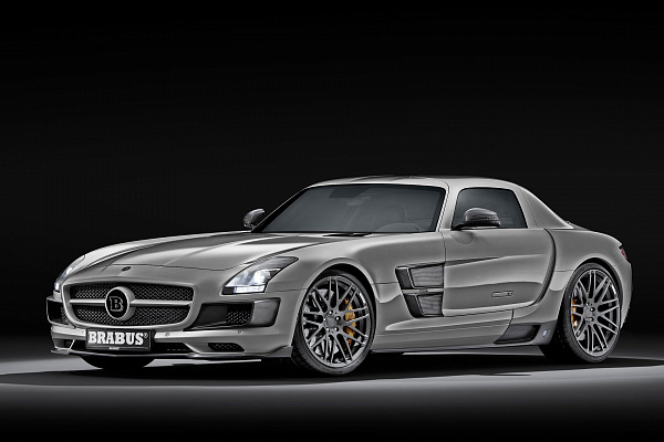 Фото дисков BRABUS Monoblock F (Platinum Edition) Матовый графит на Mercedes-Benz SLS AMG
