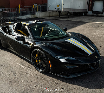 Фото дисков Anrky AN17 на Ferrari SF90