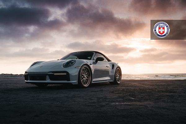 Фото дисков HRE 300 Сатиновая бронза на Porsche 911 VIII