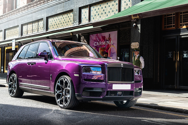 Фото дисков Kahn Type 55 RS Алмазная проточка на Rolls-Royce Cullinan