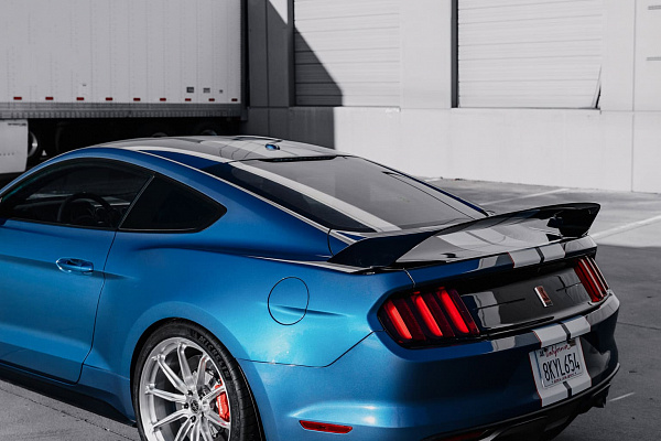 Фото дисков Brixton Forged R11-RS Глянцевый лак на Ford Mustang VI