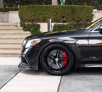 Фото дисков HRE P107 на Mercedes-Benz S-Class (W222, C217)