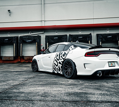Фото дисков Vossen HF-2 на Dodge Charger VII