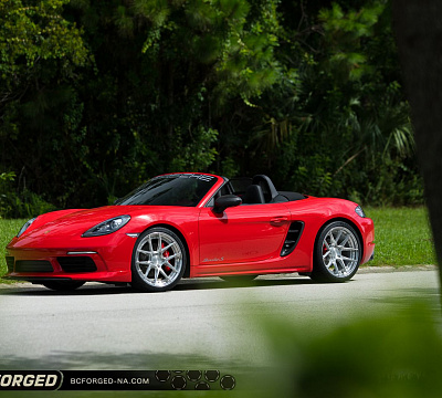 Фото дисков BC Forged HCA381 на Porsche Boxster III