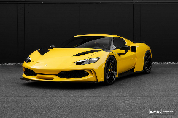Фото дисков NOVITEC NF11 Черный глянец на Ferrari 296