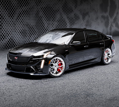 Фото дисков Rusch GT-01 на Cadillac CT5