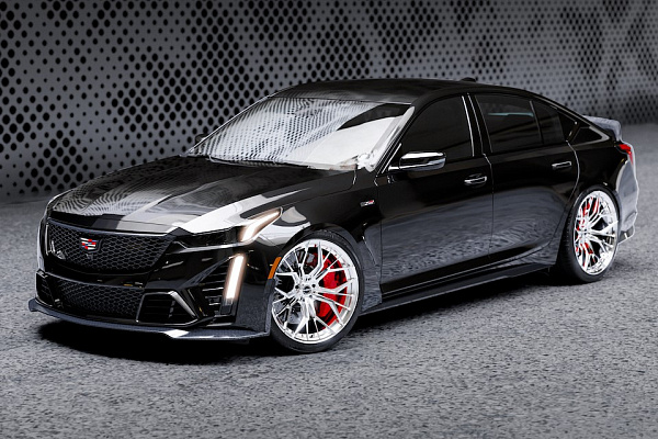 Фото дисков Rusch GT-01 Полированный лак на Cadillac CT5