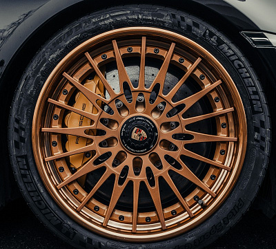 Фото дисков Brixton Forged HS1 на Porsche 911 VIII
