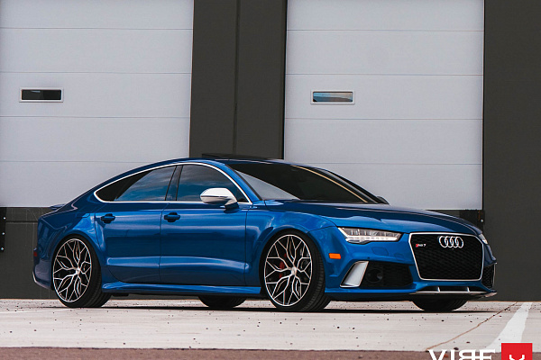 Фото дисков Vossen HF-2 Алмазная проточка на Audi A/RS 7 (4G)