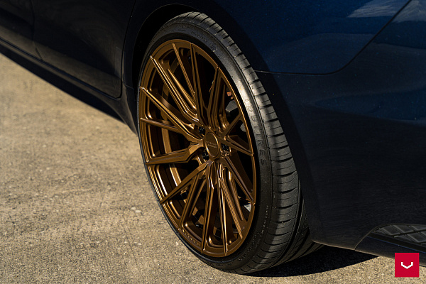 Фото дисков Vossen HF-4T Сатиновая бронза на Genesis G70