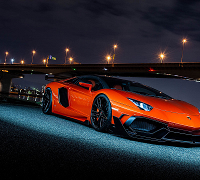 Фото дисков Vossen M-X6 на Lamborghini Aventador