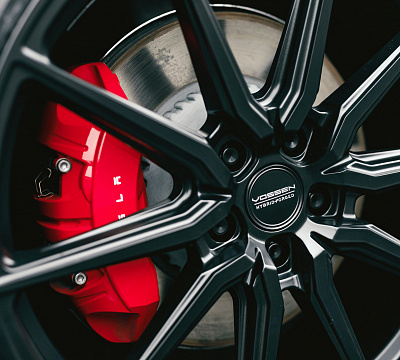 Фото дисков Vossen HF-3 на Tesla Model 3
