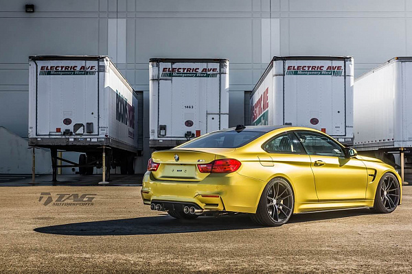 Фото дисков HRE P104 Черный сатин на BMW 4/M4 (F32/F82)