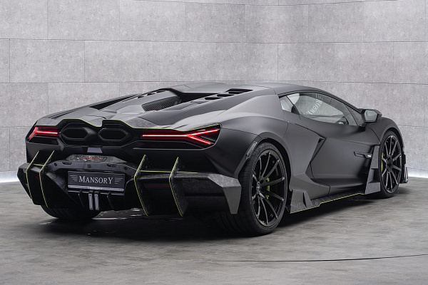 Фото дисков Mansory FV.10 Черный глянец на Lamborghini Revuelto