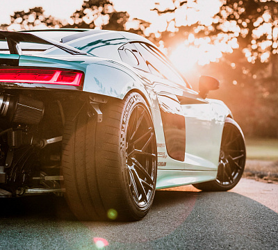 Фото дисков Brixton Forged PF8 на Audi R8 (4S)