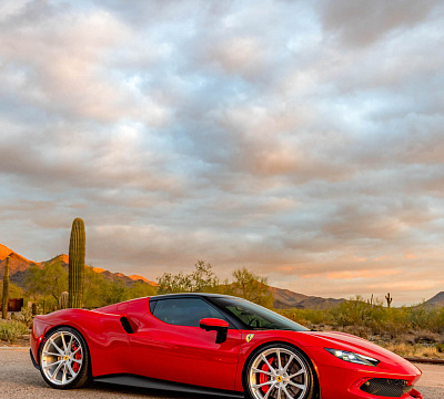 Фото дисков HRE P204 на Ferrari 296