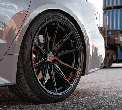 Фото дисков Vossen HF-3 на Audi A/RS 7 (4K)
