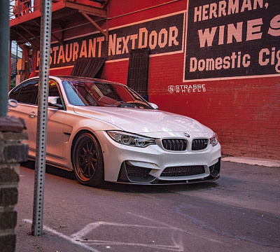 Фото дисков Strasse Wheels R10 Competition на BMW 3/M3 (F3x/F80)