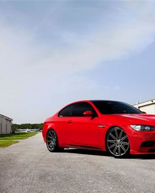 Фото дисков CV4 Сатиновый графит на BMW 3/M3 (E90)