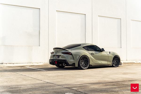 Фото дисков Vossen HF-7 Черный сатин на Toyota Supra A90