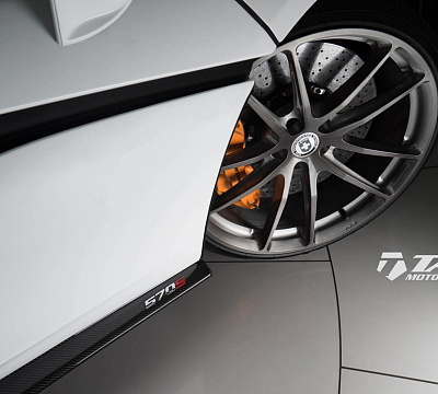 Фото дисков HRE P104 на McLaren 570S