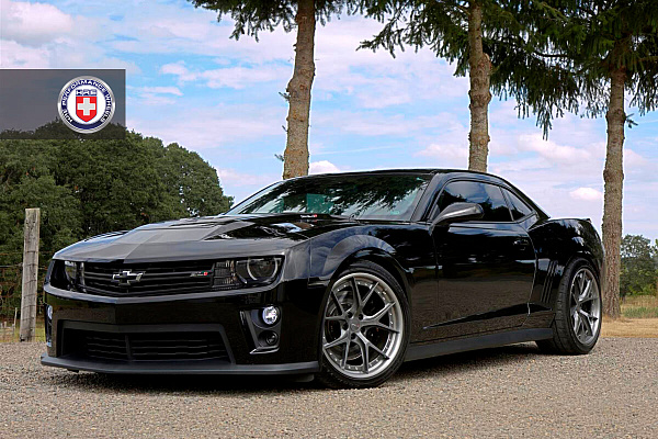 Фото дисков HRE S101 Глянцевый графит на Chevrolet Camaro V