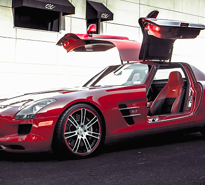 Фото дисков CEC C883 на Mercedes-Benz SLS AMG