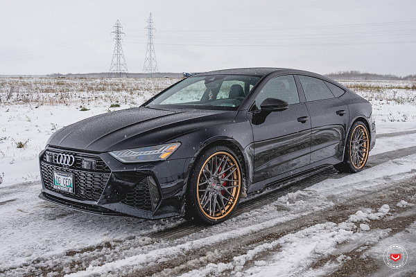 Фото дисков Vossen S17-07 (3-Piece) Глянцевый темный лак на Audi A/RS 7 (4K)