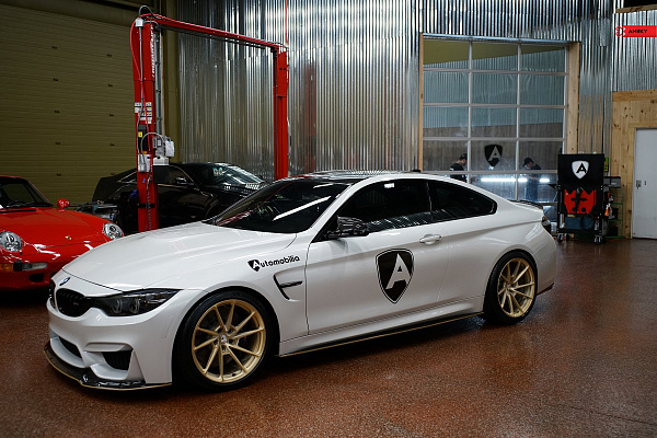 Фото дисков Anrky AN13 Глянцевая шампань на BMW 4/M4 (F32/F82)