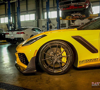 Фото дисков Anrky AN12 на Chevrolet Corvette C7
