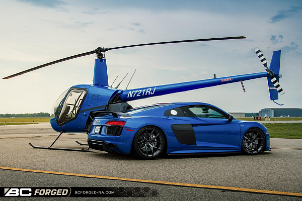 Фото дисков BC Forged RZ21 Глянцевый темный лак на Audi R8 (4S)